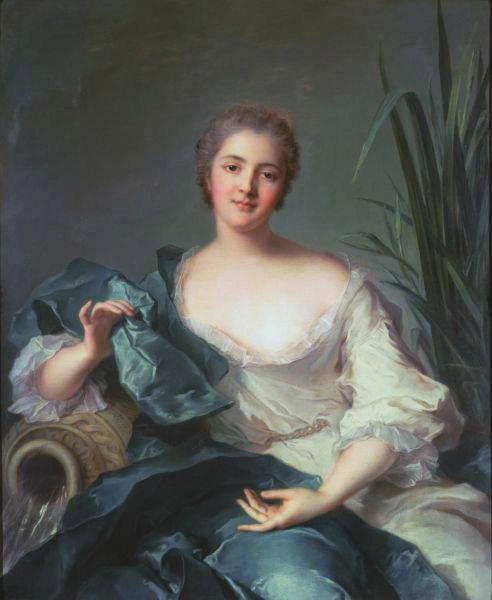 Jjean-Marc nattier Portrait of Madame Marie-Henriette-Berthelet de Pleuneuf oil painting picture